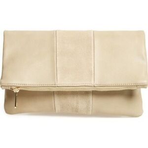 Nordstrom BP Nude Tonal Clutch
